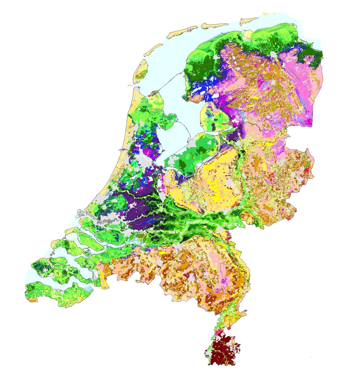 Bodemfysische eenhedenkaart (BOFEK2012)